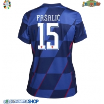 Maglie da calcio Croazia Mario Pasalic #15 Seconda Maglia Femminile Europei 2024 Manica Corta